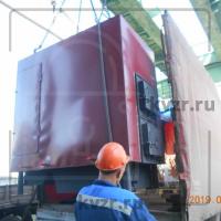 Котел КВр-0,4 Гкал на дровах.